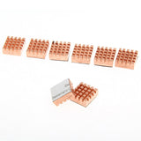 8pcs/Set Cooling Fan Copper Heatsink Cooler For VGA GPU DDR DDR2 DDR3 RAM Memory  IC Chipset Cooling 13 * 12 * 4 mm