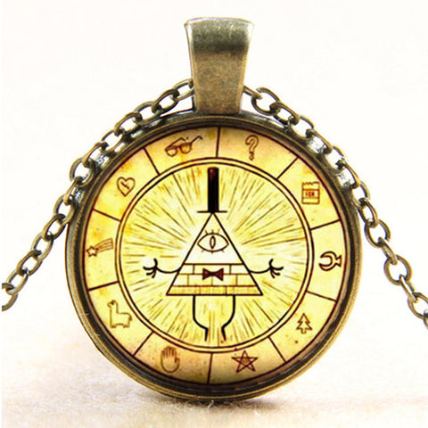 BILL CIPHER WHEEL Necklace