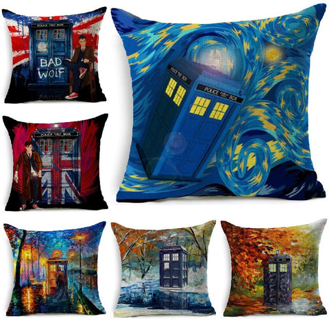Tardis Cushion Cover